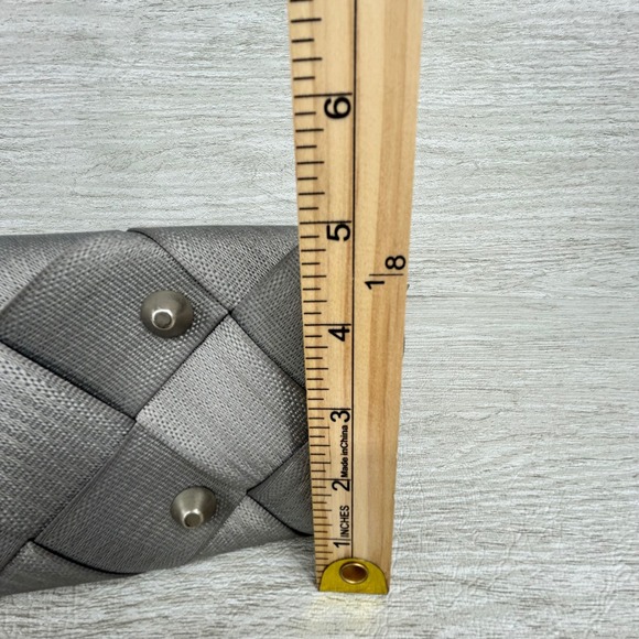 Maggie Bags Gray‎ Crossbody Bag Seatbelt Purse Woven Genuine Seat Belt Webbing - Picture 13 of 13